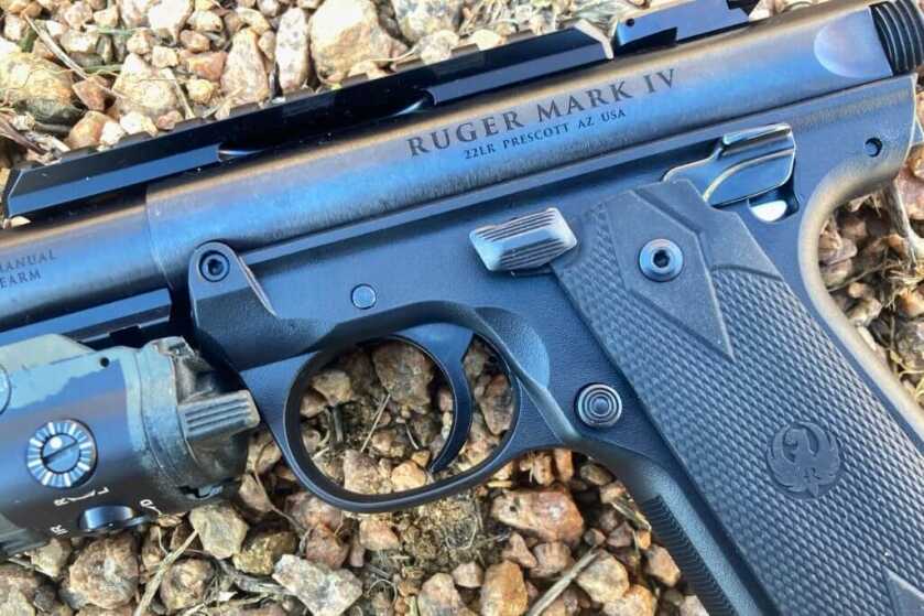 My Favorite 22 Pistol: Ruger 22/45 Tactical Ruger 22/45 Tactical left side of gun