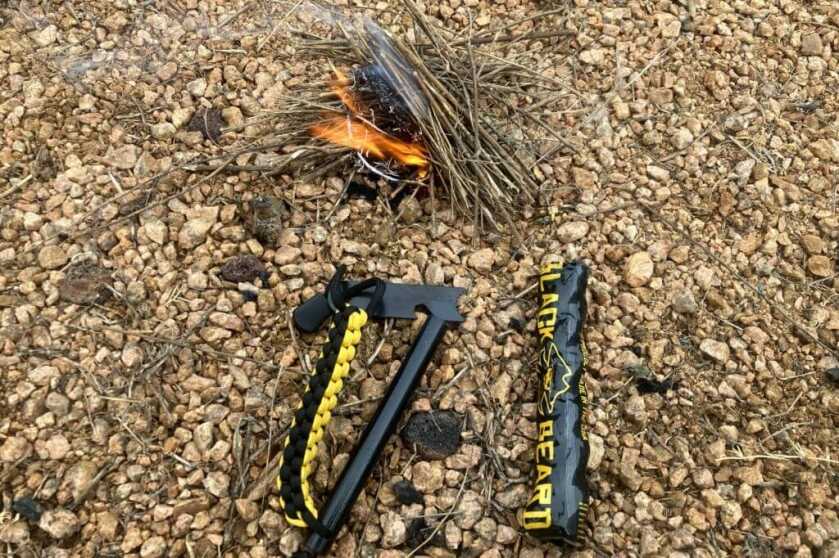 Testing Black Beard Fire Starters Testing Black Beard Fire Starters