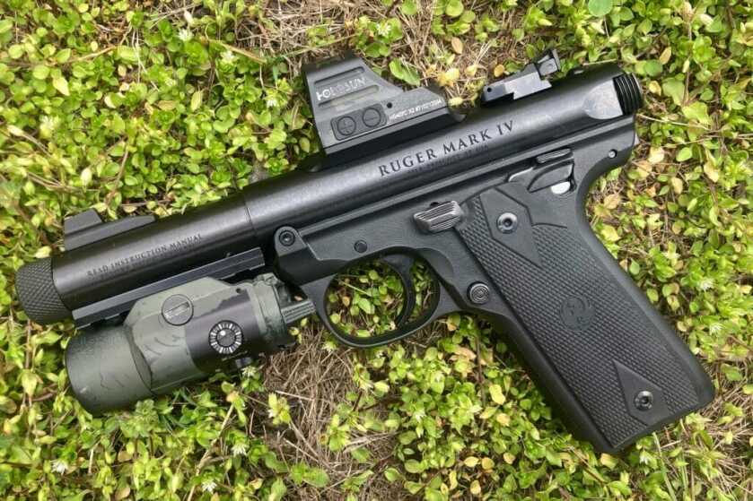 My Favorite 22 Pistol: Ruger 22/45 Tactical Ruger 22/45 Tactical with Streamlight and Holosun Red Dot