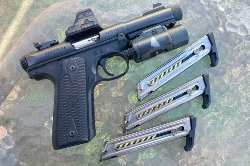 My Favorite 22 Pistol: Ruger 22/45 Tactical Ruger 22/45 Tactical with 3 magazines