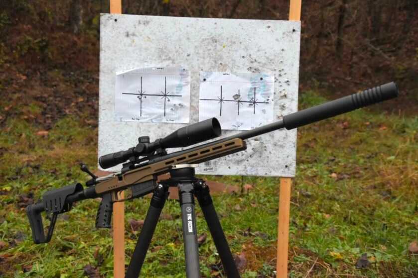 Getting Hot And Heavy With The Bergara MgLite: Full Review The Bergara MgLite in 6.5 Creedmoor Suppressed with AB Suppressor at the range for an accuracy test.,