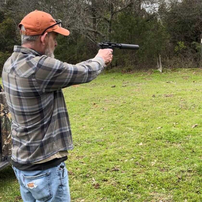 Silencer Central Banish 30 suppressor mounted on a Ruger 22/45 pistol for a first look