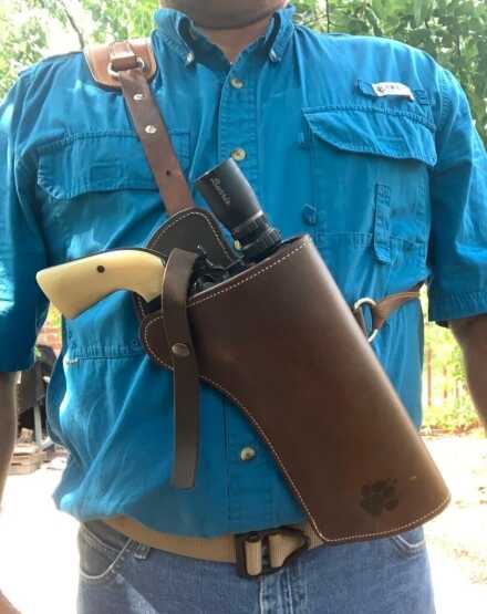 Holsters for Sportsmen Barranti harness holster for custum gun