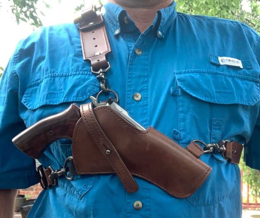 Holsters for Sportsmen Chest rig holster from Backcountry
