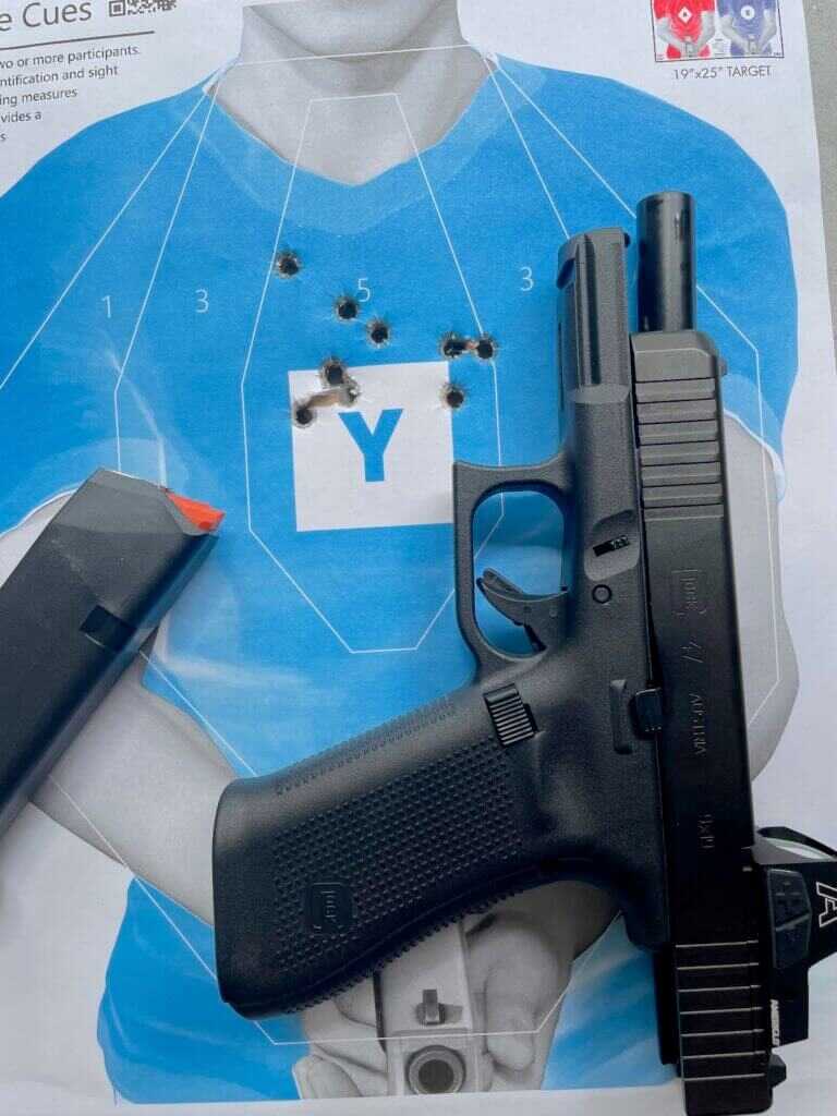 1 - Glock G47 MOS: More Of The Same, Yet Different Glock G47 MOS with 25 yard target.
