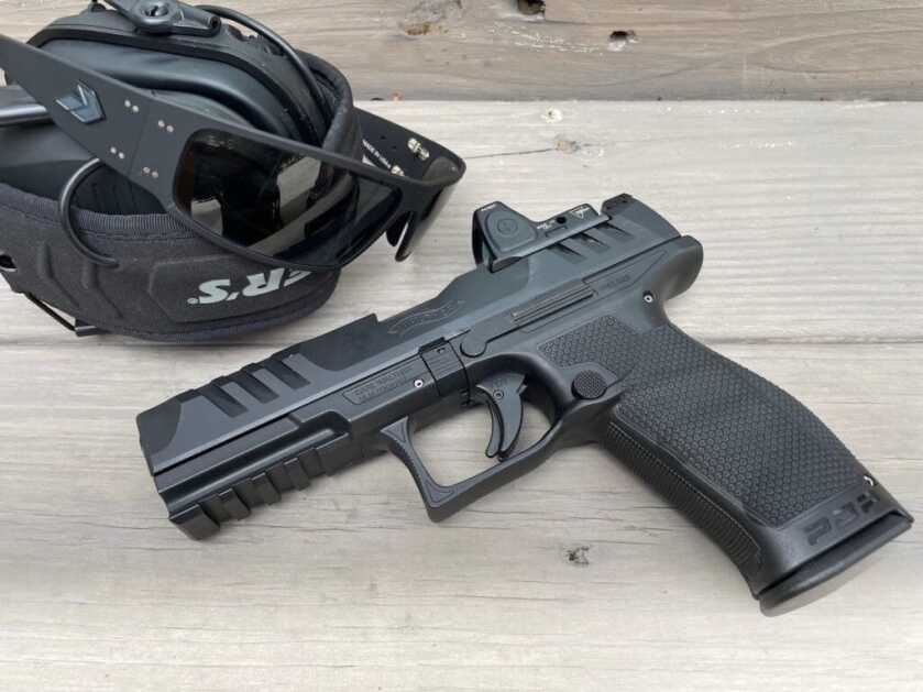 Have It Your Way: Walther PDP Series Walther PDP 4.5 with ear protection