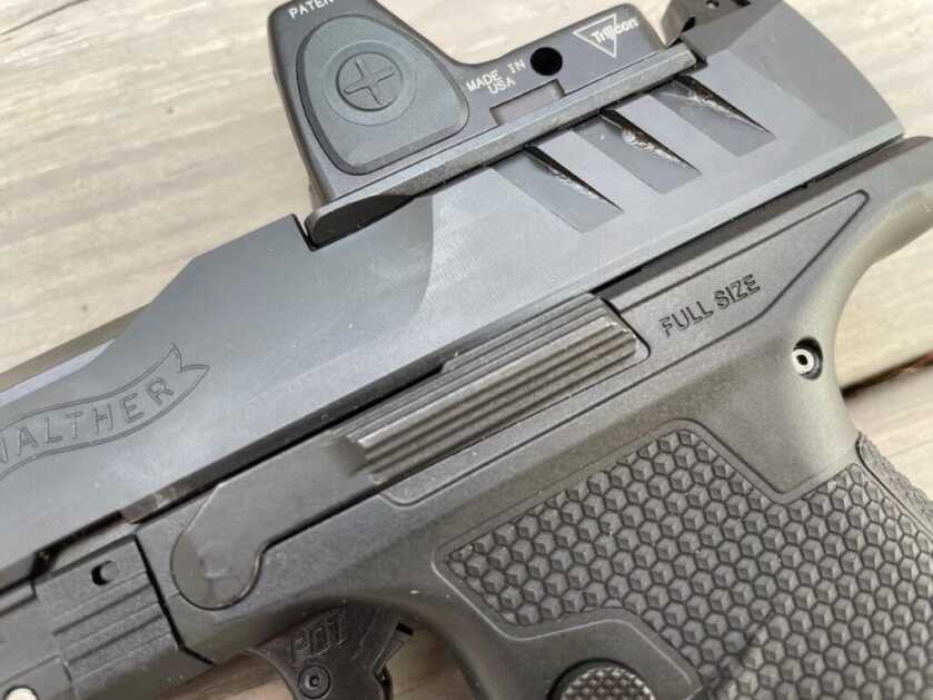 Have It Your Way: Walther PDP Series Oversized slide release on Walther PDP 4.5".