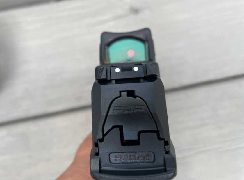 Have It Your Way: Walther PDP Series User's view of Trijicon RMR Type 2 mounted on the Walther PDP 4.5".