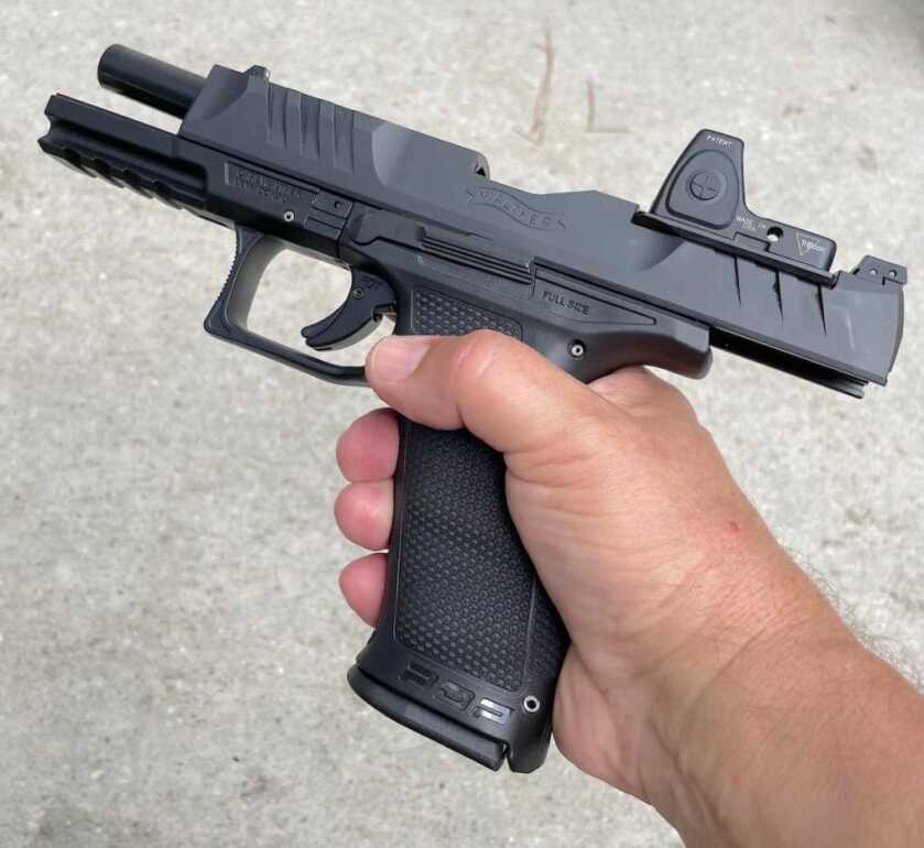 Have It Your Way: Walther PDP Series Walther PDP 4.5" magazine release.