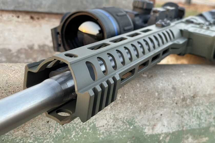 Project “Rogue” - POF Rogue Sub-6lb AR10 Review! M-LOK hand guard featuring front Picatinny rail sections