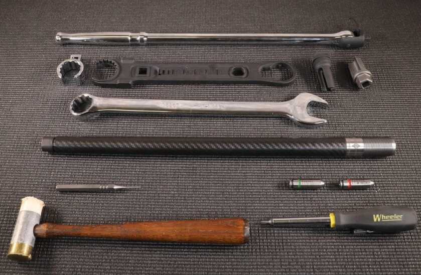 Sig Cross Rifle Gets a New Carbon Fiber Barrel in 6.5 Tools for installing the Helix 6 carbon fiber barrel