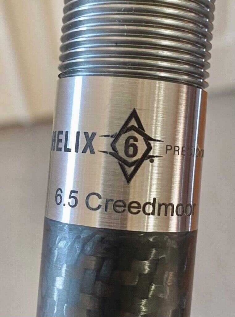 Sig Cross Rifle Gets a New Carbon Fiber Barrel in 6.5 Beautiful looking Helix 6 Carbon Fiber Barrel