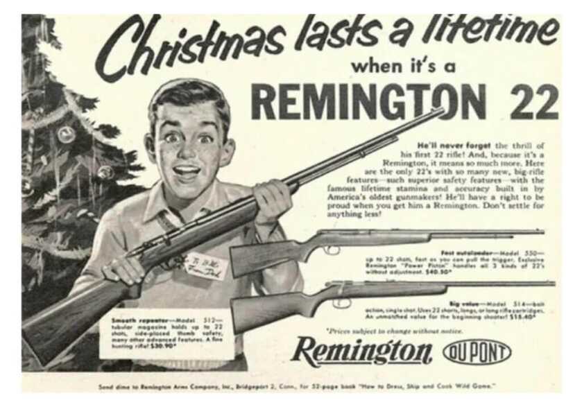 An old gun ad for Remington.