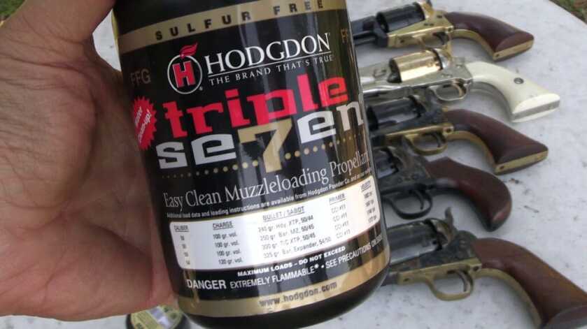 Barrel Lengths, Ballistics & Black Powder Black powder substitute Hodgdon Triple Se7en