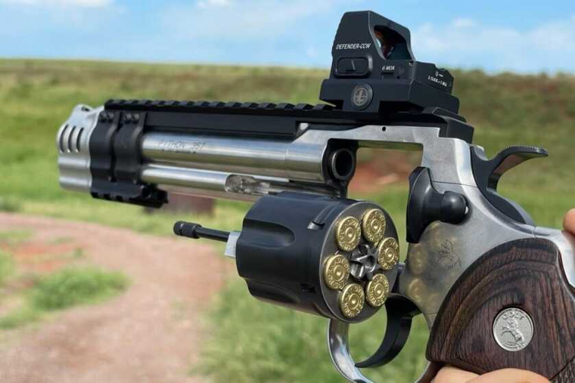 2 - Cowboy Up! Modernized Colt Python ft. EMPIRE COTTONMOUTH Cerakoted EMPIRE COTTONMOUTH