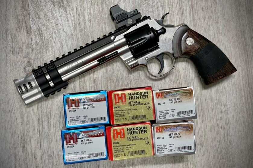2 - Cowboy Up! Modernized Colt Python ft. EMPIRE COTTONMOUTH EMPIRE COTTONMOUTH with Hornady ammunition