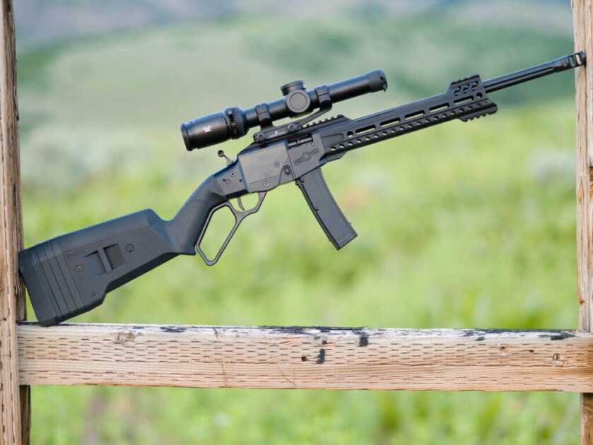 POF Tombstone 9mm lever action with AR styling and box magazine