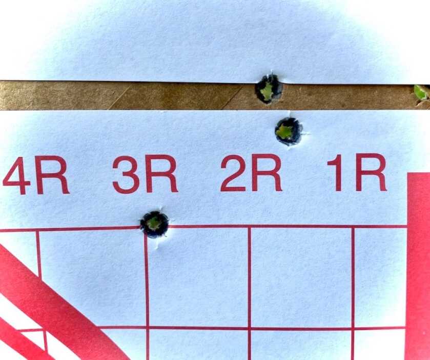 Browning X-Bolt Speed SR 7mm PRC sub-2-inch suppressed group fired at 300 yards