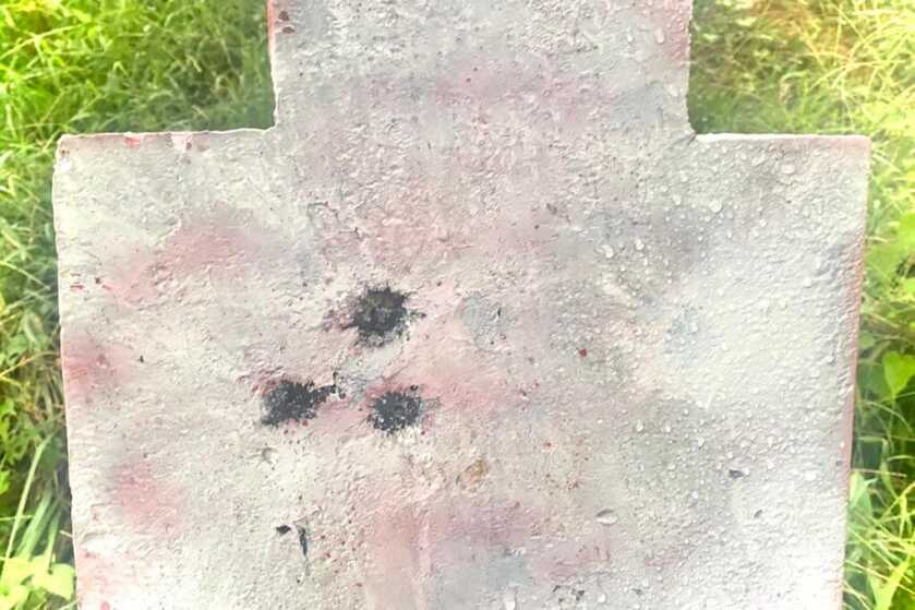 Browning X-Bolt Speed SR 7mm PRC two-inch suppressed group on steel at 300 yards