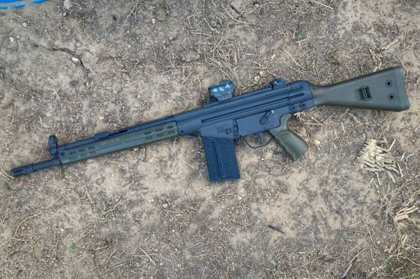 PTR GIRK: New Take On A Cold War Classic gun lying on dirt