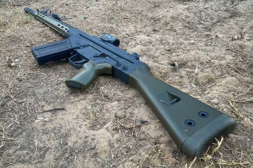PTR GIRK: New Take On A Cold War Classic rifle lying on dirt
