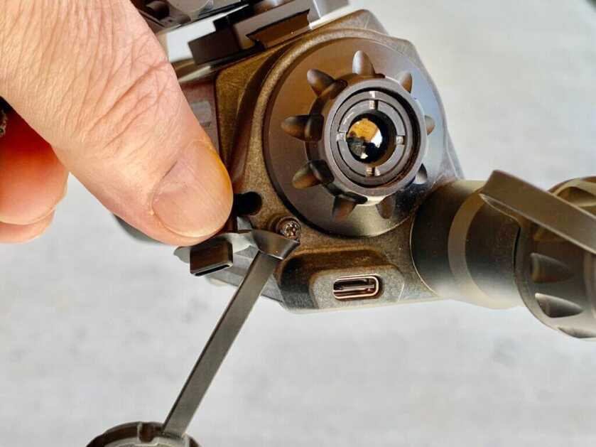 3 -- Small but Powerful: Armasight’s Sidekick 320 Thermal Handheld Closeup on parts of Armasight thermal handheld scope