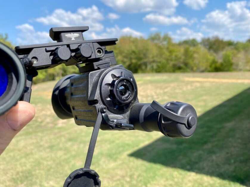 3 -- Small but Powerful: Armasight’s Sidekick 320 Thermal Handheld Armasight’s Sidekick 320 Thermal Handheld outside in daylight