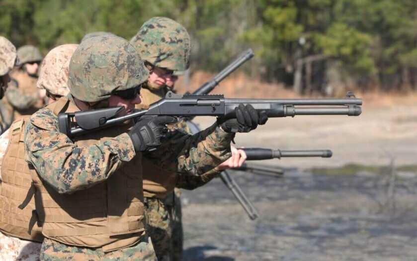 3 - The Best Modern Combat Proven Handguns, Shotguns, and Rifles USMC shooting shotguns