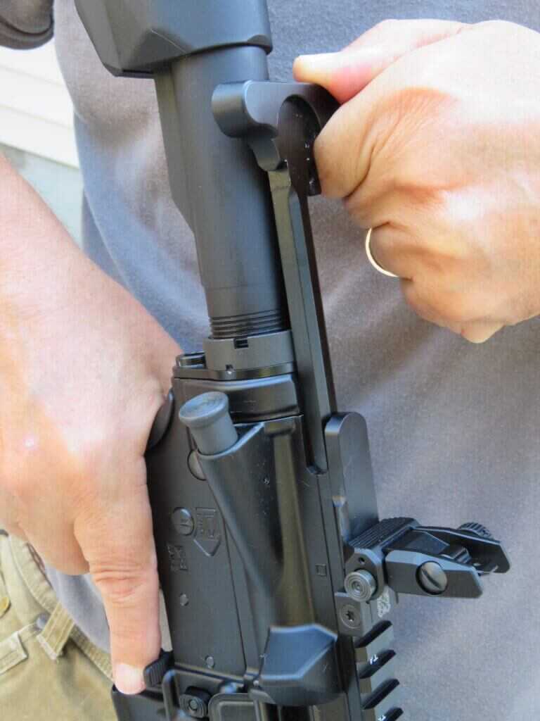 Is Installing The Magpul B.A.D. Lever A Bad Idea? Locking the bolt back with the Magpul B.A.D. Lever.