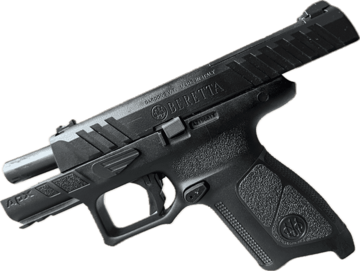 Beretta APX A1 Compact view of the left side