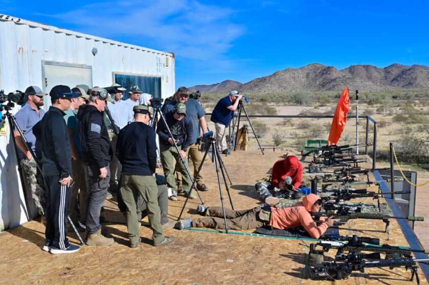 Phil demonstrates the drill for Modern Day Sniper