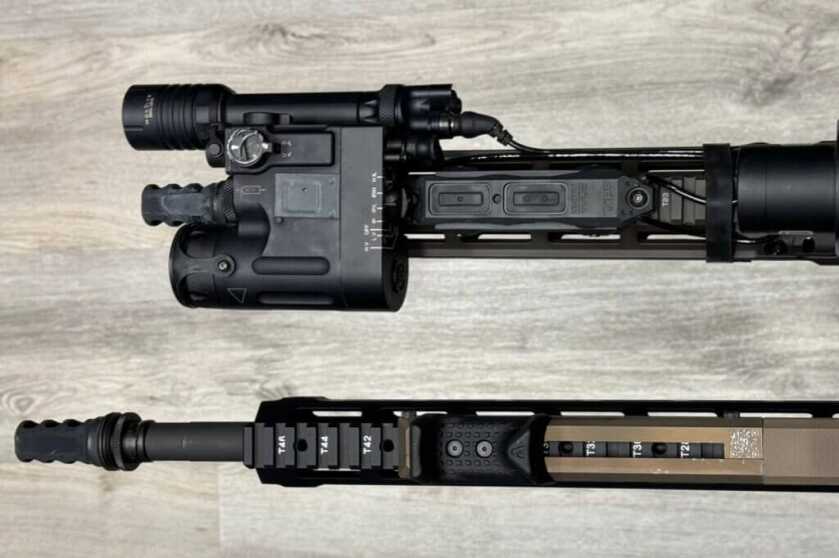 Antimatter Industries Scopeswitch: Zoom Without Loosing a Grip Two rifles with the DBAL-D2 and Unity Tactical pressure pad, as well as Antimatter Industries' new toy.