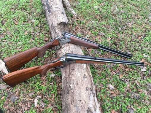 The Ideal Rifle caliber for Wild Boar rifles over a log