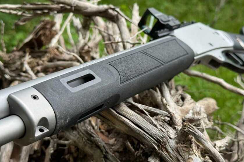 M-LOK accessory slots and aggressive polymer texturing on the Smith & Wesson Model 1854 handguard