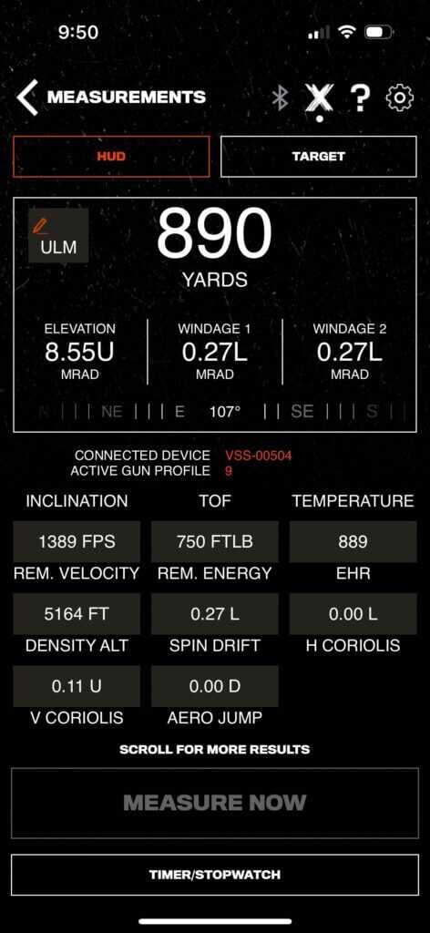 ballistic menu