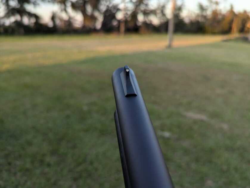front sight on barrel 