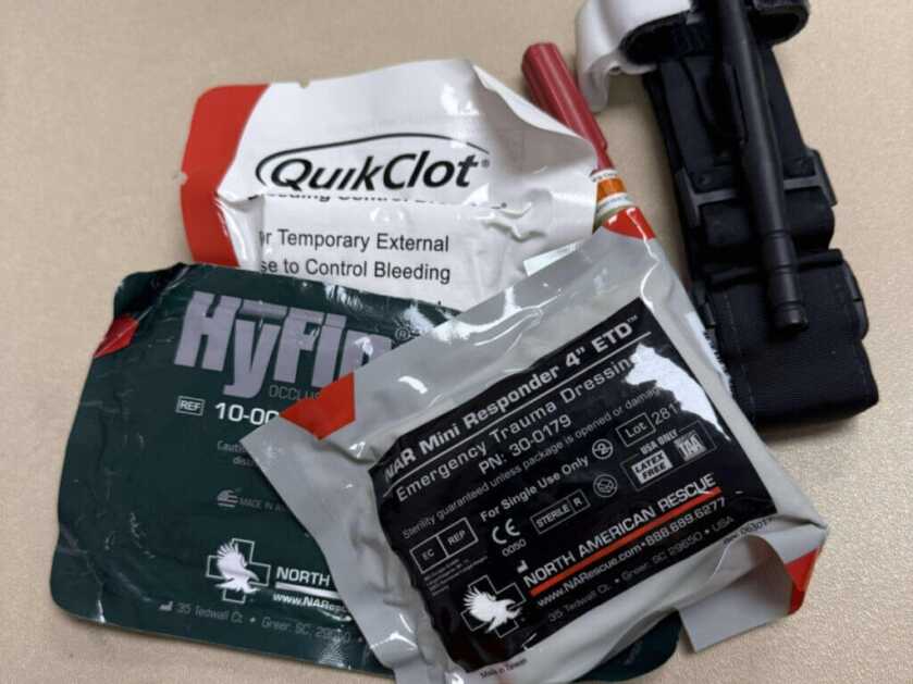 contents of trauma kit