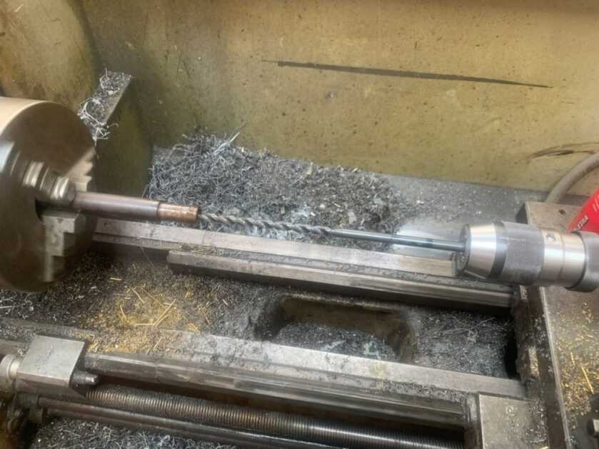 Relining a Barrel, Or How to Make a Barrel Like New Again Rifle barrel being relined