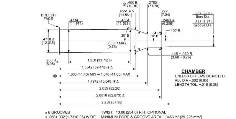 243 winchester saami drawing