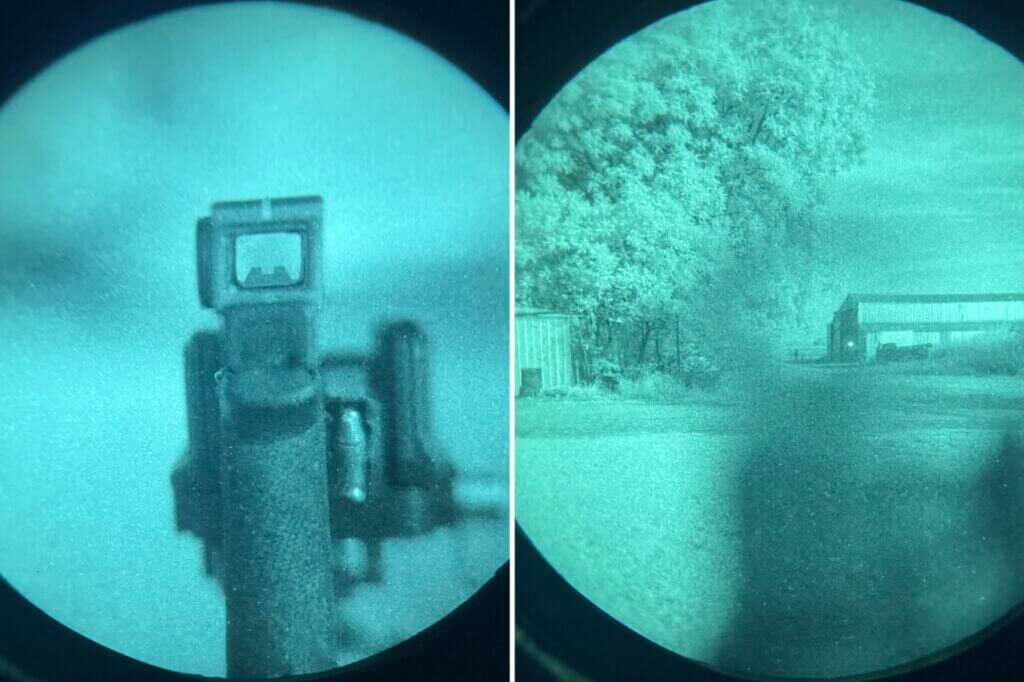 Red dot night vision 