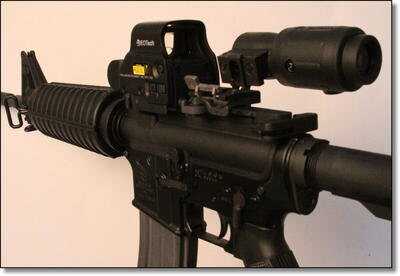 Another angle of the scope down and to the side. Another angle of the scope down and to the side