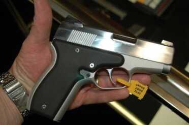 photo 6 A sneak peek. The prototype .45 ACP Rohrbaugh. It’s a couple of years out from production, but it is impressive.