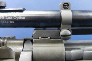 DSCN9989a The steel scope base is a new-made reproduction of the Redfield-type originally used on these rifles. If you opt for iron sights, an original 03A3 peep fits right on the rear receiver bridge.