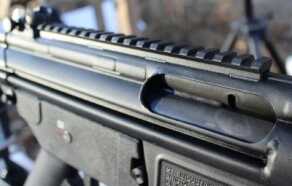 PTR 91 Wood Classic KR – New Gun Review The welded rail makes for a solid optics mounting platform that isn't going to shoot free.