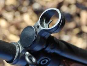 PTR 91 Wood Classic KR – New Gun Review The front sight post is protected by a large ring that is easy to find when you're trying to get on target quickly.