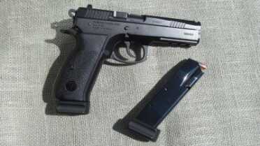 The TriStar P-120 was originally created for military use. The full-size 9mm features all-steel construction and is built to military specs by Canik 55 in Turkey.