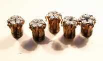 The heavier 9mm projectiles penetrated deep, but still expanded properly.