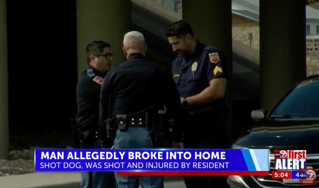 Home invasion in Texas.