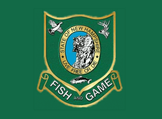 New Hampshire Fish and Game logo.