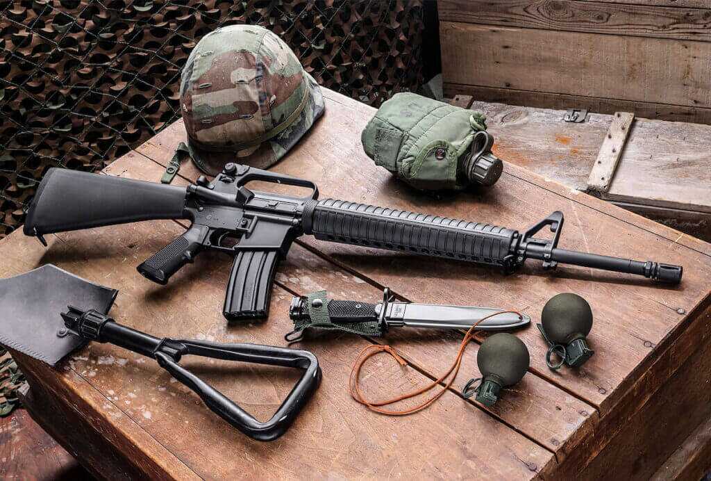 Springfield's SA-16A2 rifle.